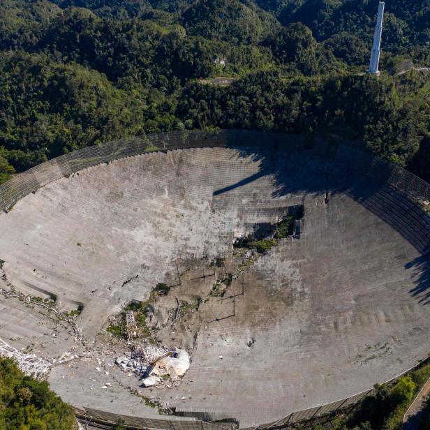 Ruine des Arecibo Observatorium