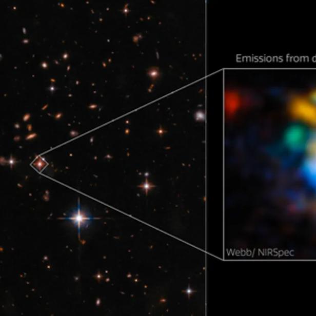 Galaxienhaufen um Schwarzes Loch