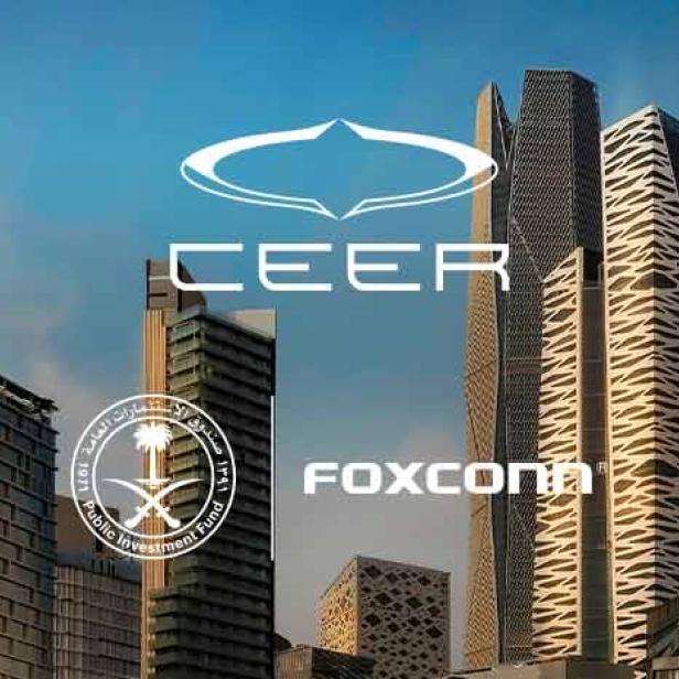 Ceer ist eine neue Automarke von Foxconn und dem saudischen Investmentfonds PIF