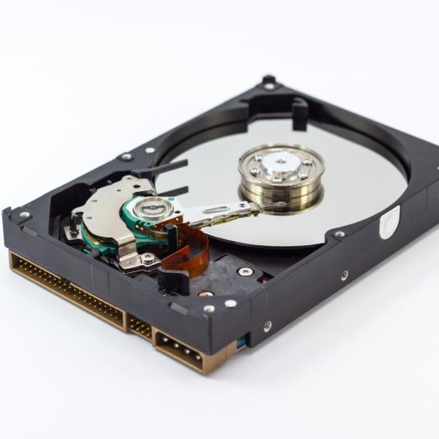 Hard disk drive for computer data storage technology HDD