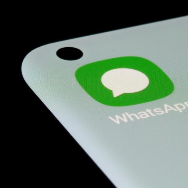 FILE PHOTO: WhatsApp app is seen on a smartphone in this illustration