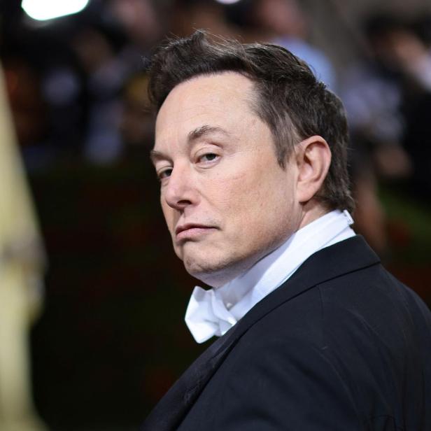 Elon Musk bei der Met Gala in New York