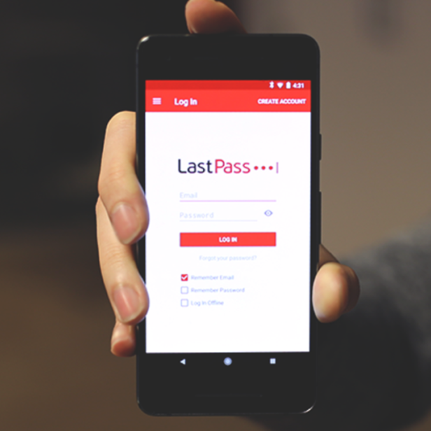 Handy mit Lastpass