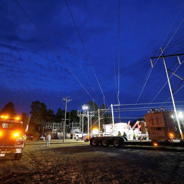 Vandalism suspected in mass power outage in North Carolina