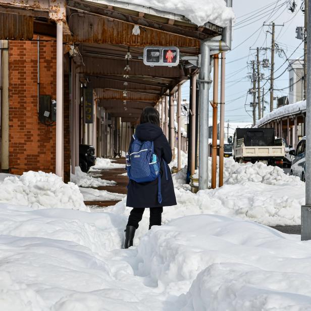 Aomori gilt als eine der schneereichsten Städte der Welt.