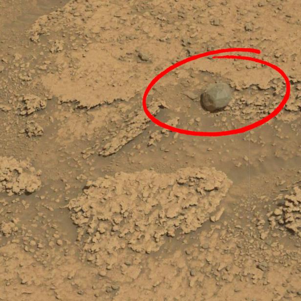 Ungewöhnlicher Mars-Stein könnte ein Meteorit sein