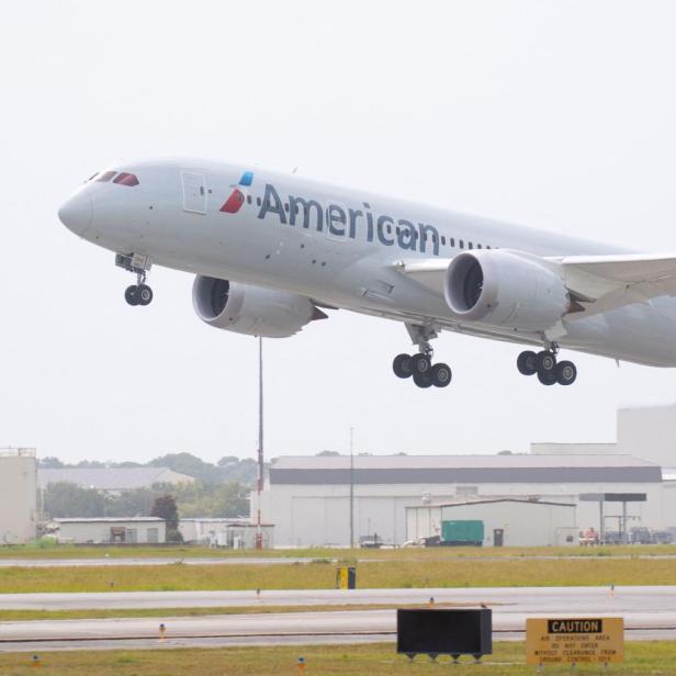 Eine Boeing 787 Dreamliner der American Airlines (Symbolfoto)