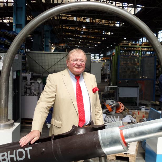 Harald Aichhorn ist CEO der Best High Pressure and Drilling Technology (BDHT) in Kapfenberg. Mit dem 340-Mitarbeiter-Unternehmen erwirtschaftet er 100 Millionen Euro Umsatz pro Jahr