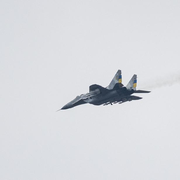 Eine MIG-29 der ukrainischen Luftstreitkräfte (Symbolbild)