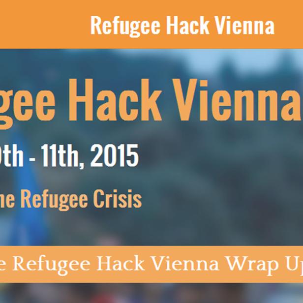 Beim Refugee Hack Vienna wurden Apps für Flüchtlinge und Helfer entwickelt