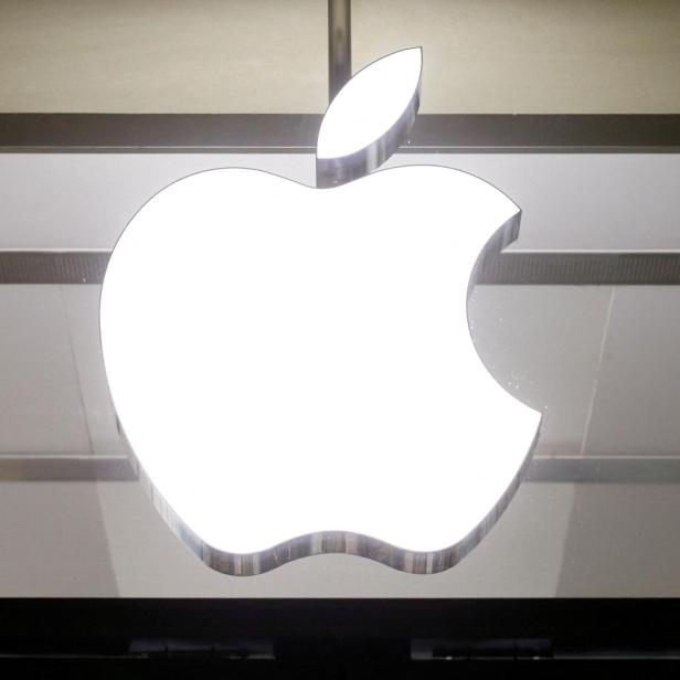 FILE PHOTO: Logo of U.S. technology company Apple is seen in Basel