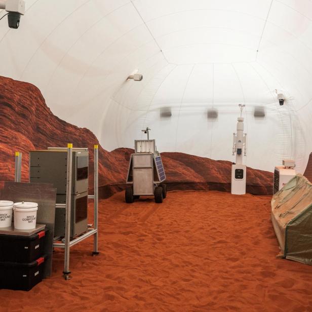 Im Mars Habitat der NASA üben Menschen das Leben auf dem Mars