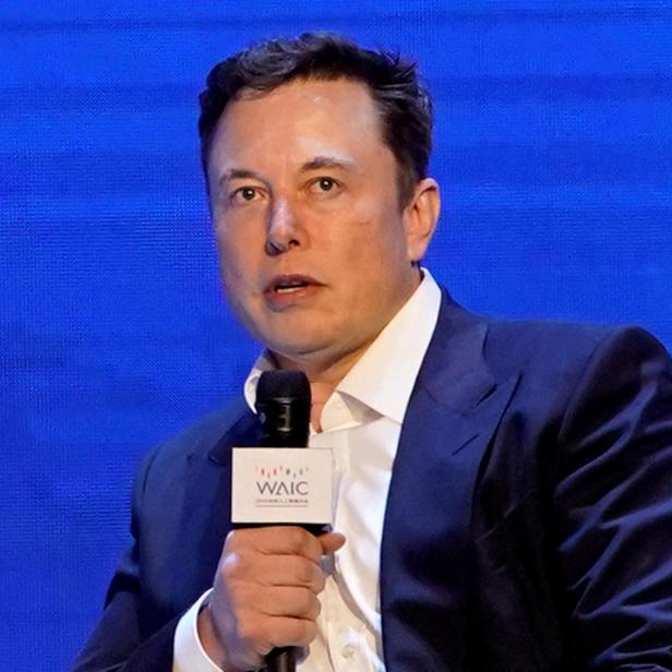 FILE PHOTO: Tesla Inc CEO Elon Musk attends the World Artificial Intelligence Conference (WAIC) in Shanghai