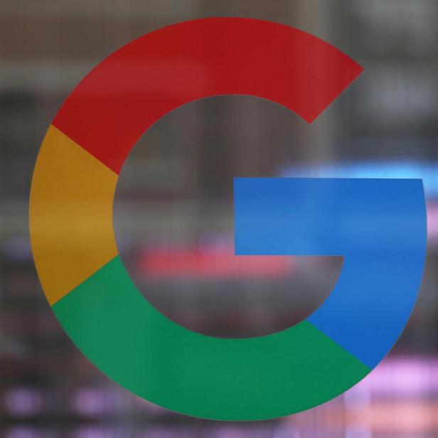 FILE PHOTO: The logo of Google LLC is seen at the Google Store Chelsea in New York City