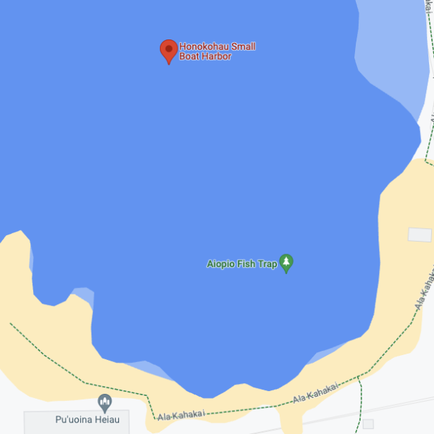 Hafen von Kailua-Kona auf Google Maps