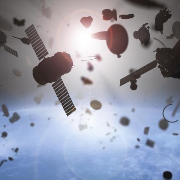 Satelliten im Orbit