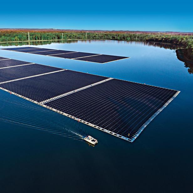 Schwimmende Solarfarm in New Jersey