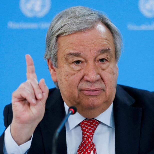 Antonio Guterres blickt mit Sorge auf KI-Entwicklungen.