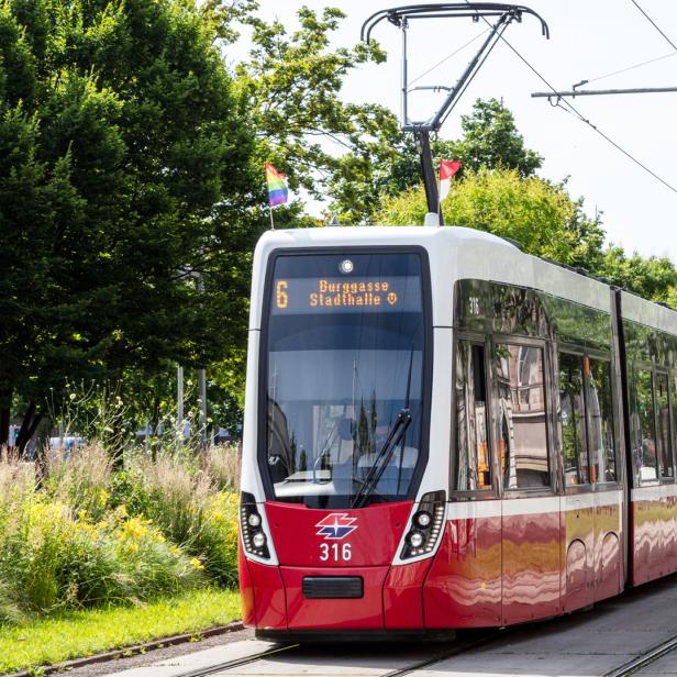 Auch die Flexity-Straßenbahnen sind vollständig klimatisiert.