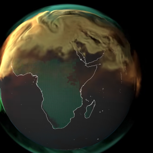 So würde die Erde aussehen, wenn man CO2-Emissionen sehen könnte