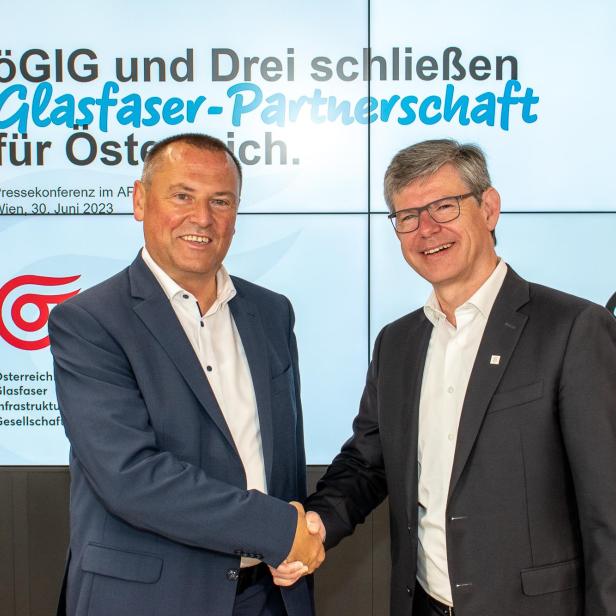 Drei und öGIG starten Glasfaser-Partnerschaft