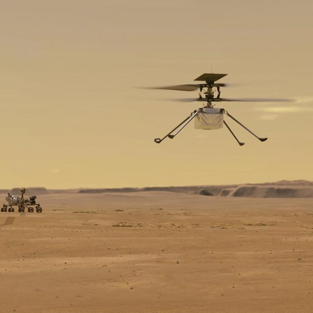 Mars-Helikopter meldet sich nach 2 Monaten Funkstille wieder