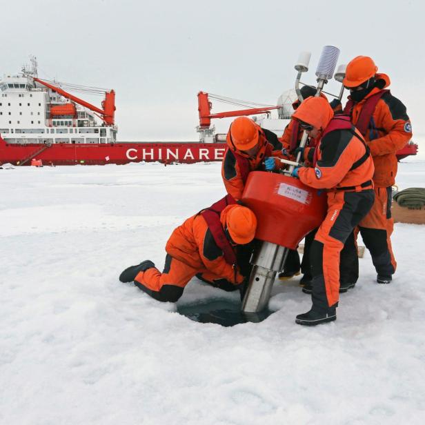 China hat ein Abhörgerät am Nordpol installiert.