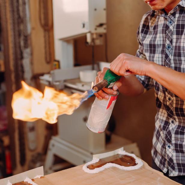 Das Epoxidharz ist feuerfest und lässt sich recyceln.