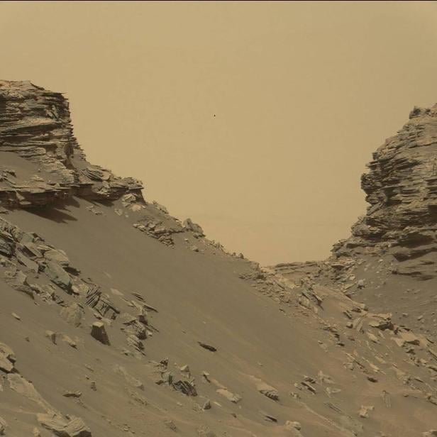 Fotos der &quot;Murray Buttes&quot;-Region am Mount Sharp am Mars, aufgenommen vom Rover Curiosity