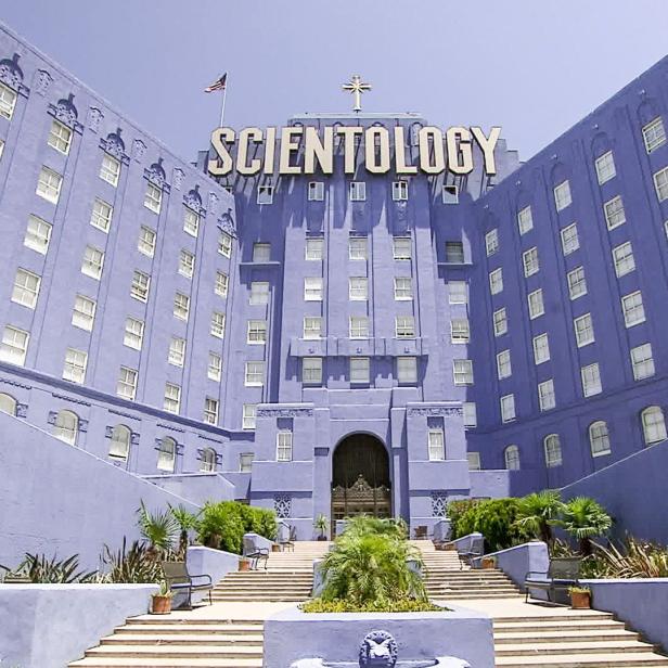 Das internationale Hauptquartier der Scientology-Kirche in Los Angeles