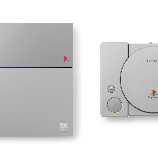 Sony PlayStation 4 im Retro-Design