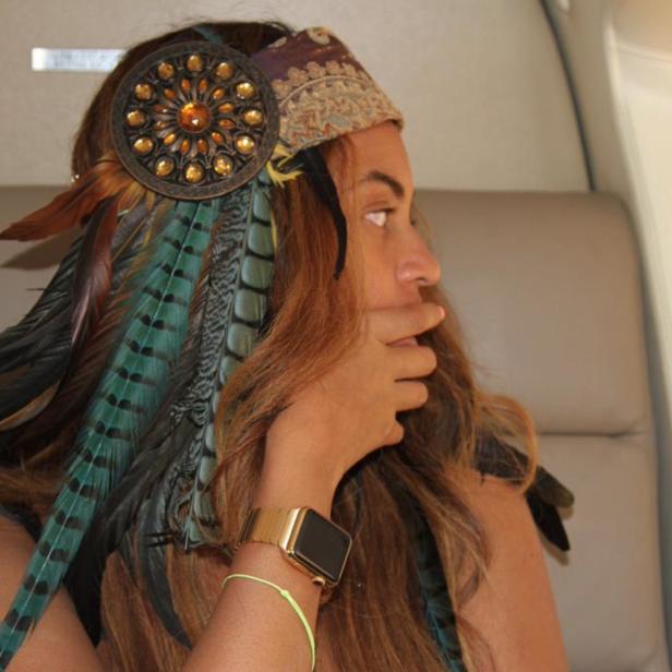 Auch Beyoncé erhielt eine goldene Apple Watch.