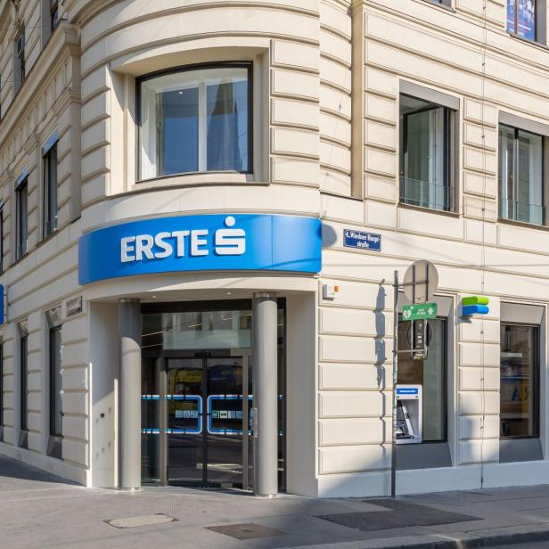 Eine Filiale der Erste Bank