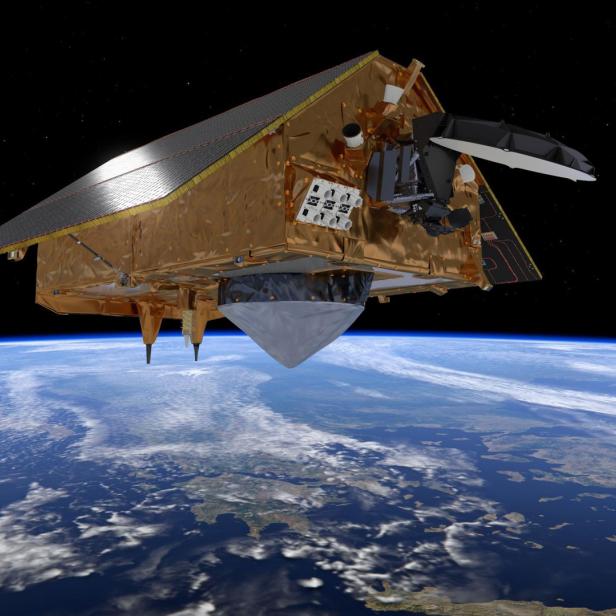 Satelliten, wie der europäische Sentinel-6, haben die Atmosphäre und Biosphäre genau im Blick