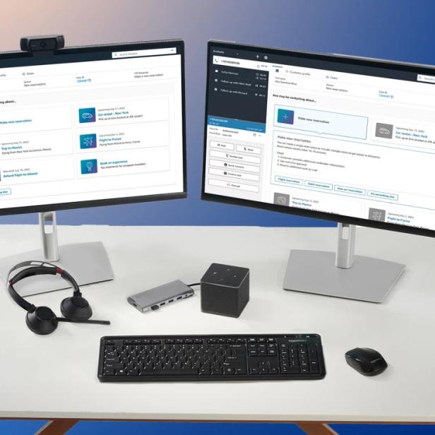 Der Amazon WorkSpaces Thin Client ist ein kleiner Arbeitsrechner, der wie ein Fire TV Cube aussieht