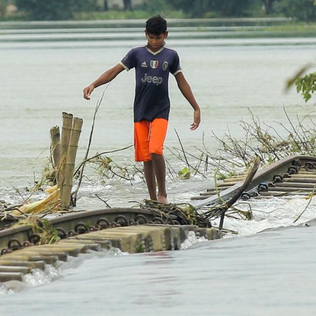 In Bangladesh löst der Klimawandel immer häufiger Flutkatastrophen aus