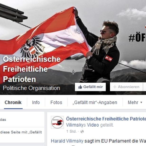 FPÖ-nahe Facebookseite