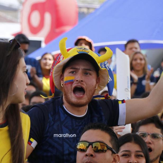 Aufgebrachter Fußball-Fan