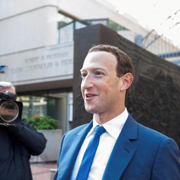 FILE PHOTO: Meta Platforms Chief Executive Mark Zuckerberg leaves federal court in San Jose