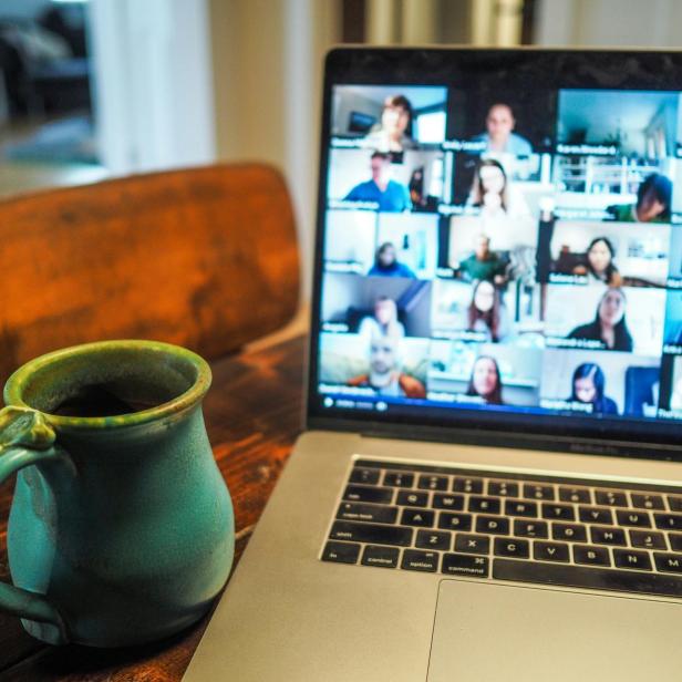 Videocall auf Laptop