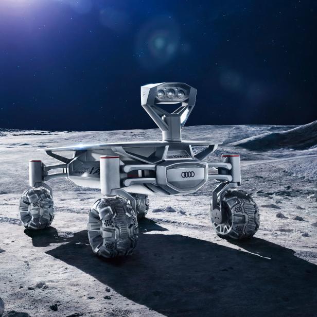 Der Mond-Rover Audi lunar quattro von PTScientists