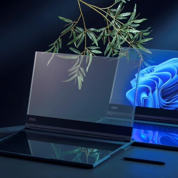 Transparente Notebooks von Lenovo