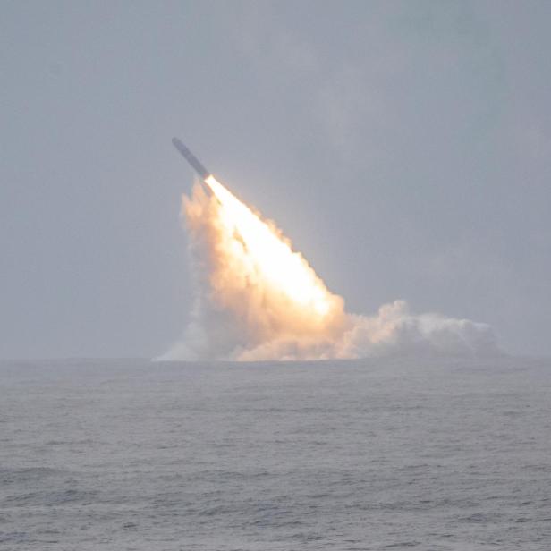 Der erfolgreiche Abschuss einer Trident II.