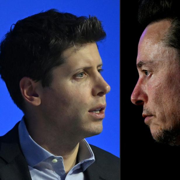 Sam Altman (links) und Elon Musk (rechts)