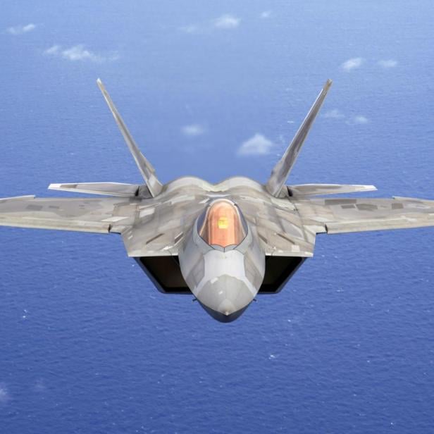 Eine F-22 Raptor.