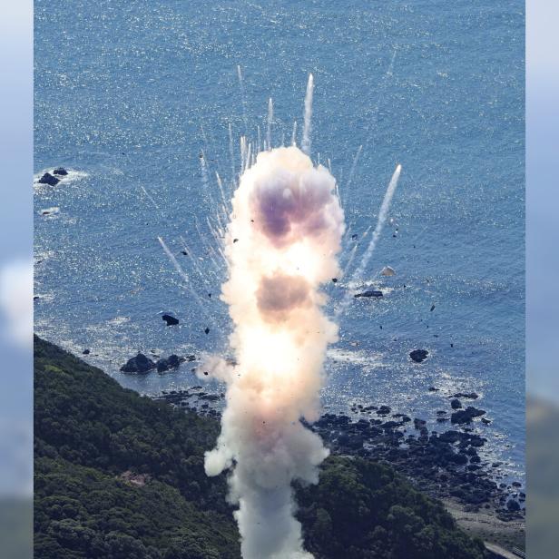 Japanische Rakete explodiert beim Start