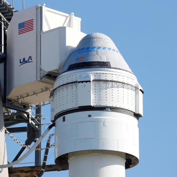 FILE PHOTO: Atlas V rocket carrying Boeing's CST-100 Starliner capsule is seen after launch to International Space Station was delayed, in Cape Canaveral