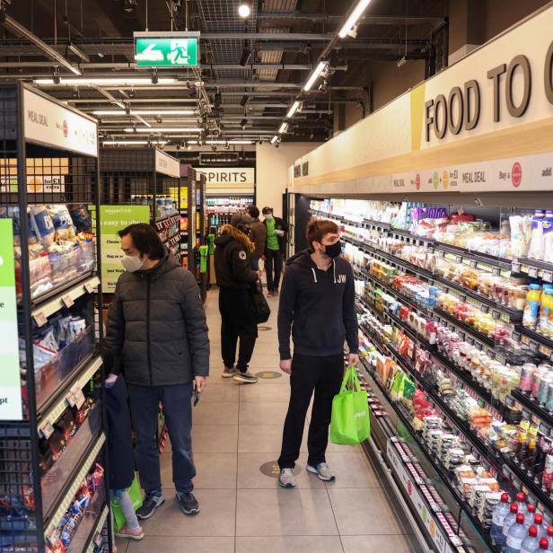 FILE PHOTO: UK's first Amazon Fresh supermarket in London