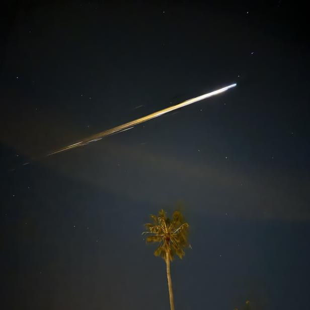 Feuerball am Himmel