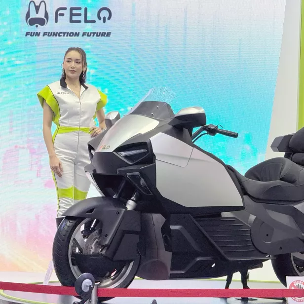 Das neue E-Motorrad Felo Tooz stammt aus Thailand.